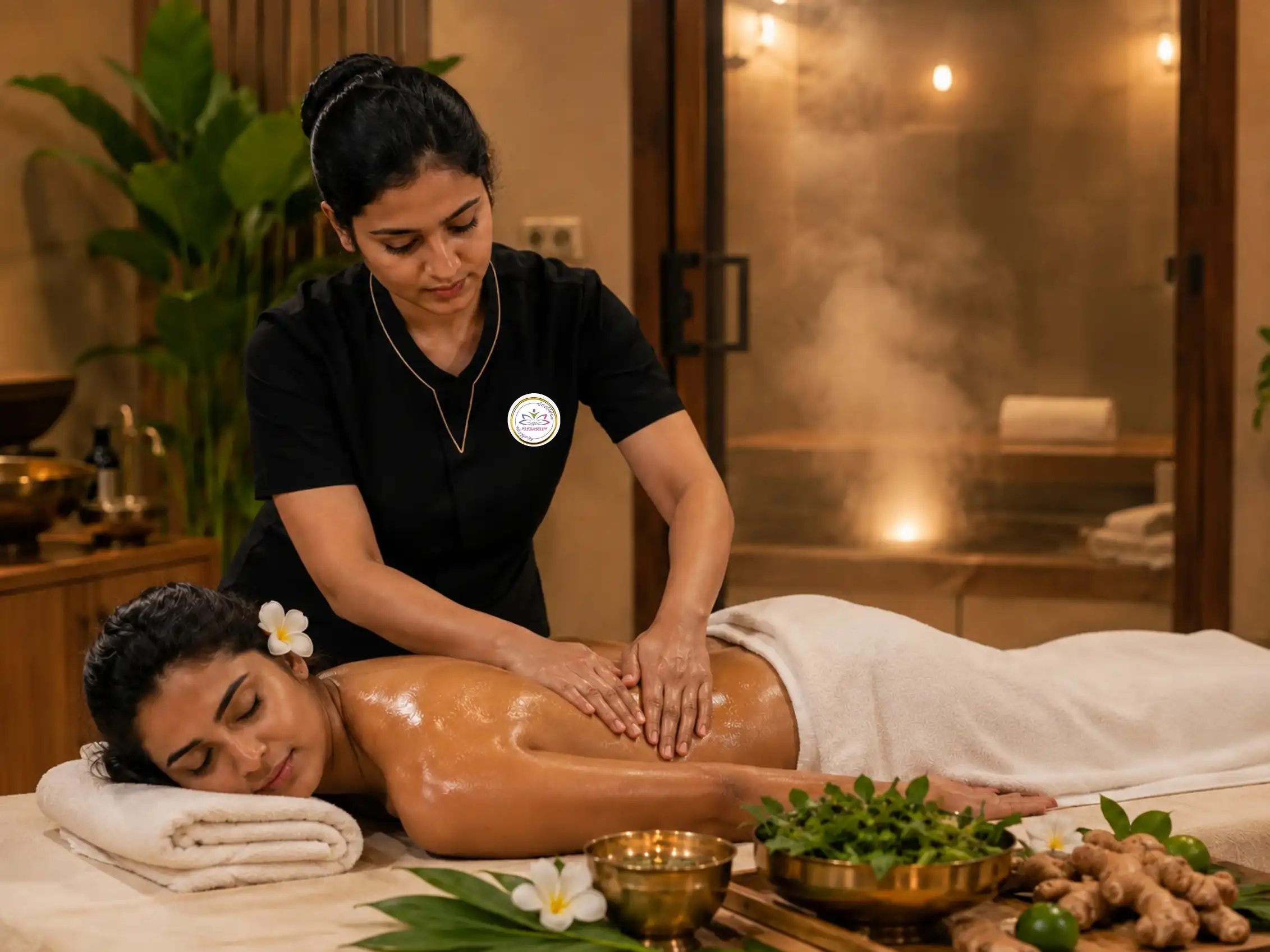 Herbal Body Massage + Steam Bath